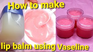 Home made lip balm using Vaselineglambyben [upl. by Norean]