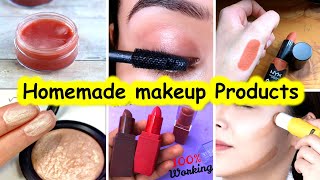 All makeup products making at home in lockdown  How to make makeup  diy makeup  Sajal Malik [upl. by Cianca355]