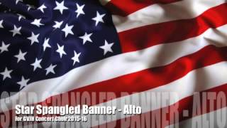 Star Spangled Banner  Alto [upl. by Senior240]