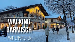 Garmisch Partenkirchen virtual walking tour 4K [upl. by Yelekalb]