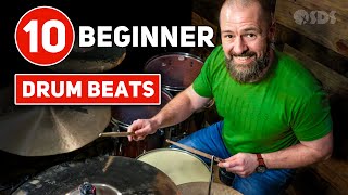 10 Beginner Drum Beats  Go From quotNoquot To quotProquot [upl. by Dudley810]