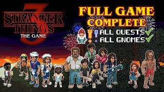 Stranger Things 3 The Game FULL GameComplete Walkthrough [upl. by Atnwahsal26]