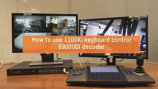 How to use 1100KI keyboard control 6900UDI decoder [upl. by Caassi]