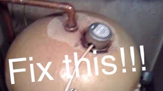 HOW TO FIX YOUR IMMERSION HEATER PLUMBING TIP [upl. by Abbotson]