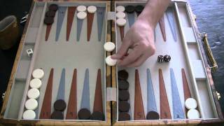 Beginner Backgammon Tutorial  3  Hitting and ReEntering [upl. by Einrae]