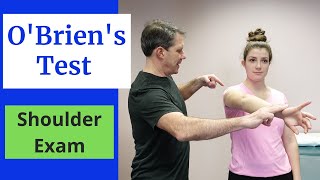 OBriens Test for Labral Tears Shoulder Exams [upl. by Ennadroj420]