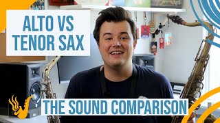 Alto vs Tenor Saxophone The Sound Comparison [upl. by Brade606]