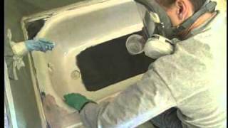 How to refinish an old bathtub  Miracle Method [upl. by Enatan]