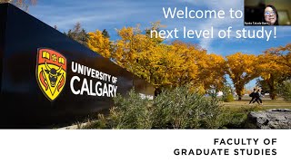 Discover UCalgary  Graduate Program Information Session [upl. by Enelie195]