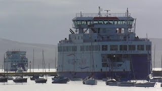 Wightlink Ferries  Wight Sun  Lymington to Yarmouth [upl. by Dallman]