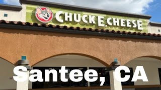 Chuck E Cheeses  Santee CA Full Tour [upl. by Ydnam144]