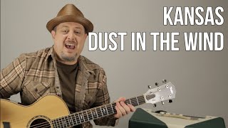 Dust in the Wind Kansas Guitar Lesson  Tutorial [upl. by Fitzsimmons]