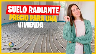 Suelo radiante precio para una vivienda [upl. by Shaum308]