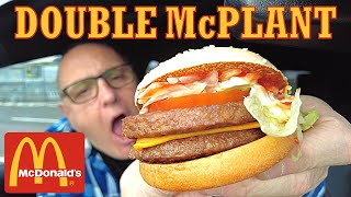 NEW McDonalds Double McPlant [upl. by Jaymee]