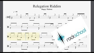 Relegation Riddim Rockschool Grade 2 Drums [upl. by Ahnavas725]