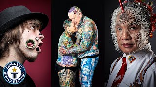 UNBELIEVABLE Body Mods  Guinness World Records [upl. by Nrek]