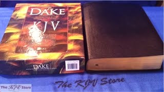 KJV Dake Annotated Reference Bible [upl. by Naihs]