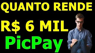 Quanto Rende 6 Mil Reais no PicPay  Ainda Vale a Pena [upl. by Meryl]