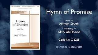 Hymn of Promise  arr Mary McDonald [upl. by Inaluiak]