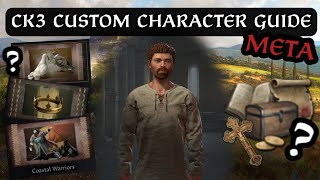 CREATE AN OP META CUSTOM CHARACTER  Crusader Kings 3 Guide [upl. by Darnoc]