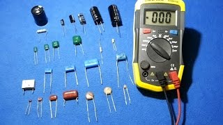 How to test a capacitor  how to test smd capacitors with a multimeter [upl. by Adnot332]