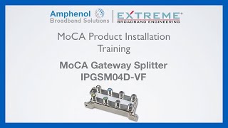 MoCA Gateway Splitter IPGSM04D [upl. by Paulson620]