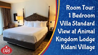 Animal Kingdom Lodge Kidani Village  1 Bedroom Villa  Room Tour [upl. by Ijic]