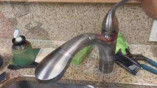 FIX hard to turn Kohler kitchen faucet HOW TO [upl. by Waiter609]