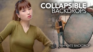 Collapsible Backdrops  A Must Have from Kate Backdrop [upl. by Anertac]