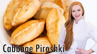 How to Make Traditional Russian Piroshki with Braised Cabbage Filling [upl. by Anits328]