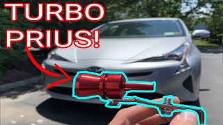 Turbo Exhaust Whistle vs Toyota Prius It Works [upl. by Simetra]