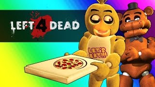 Five Nights At Freddys Vs Minecraft Left 4 Dead 2 Funny Moments and Mods [upl. by Eliza435]