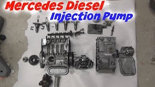 Mercedes Diesel Injection Pump Teardown [upl. by Melosa]