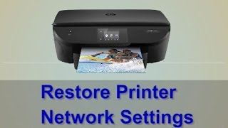 How to restore your Printers Network Settings [upl. by Tibold]