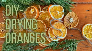 How to Dry Orange Slices  DIY Holiday Decor  PepperHarrow Farm [upl. by Tiernan870]