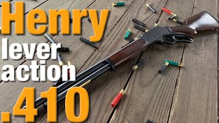 Henry’s lever action 410 shotgun is sweet [upl. by Nahshon502]