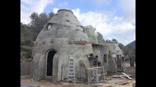 How to Build a Super adobe home in less than 30 days Earth bag dome homes [upl. by Luisa]