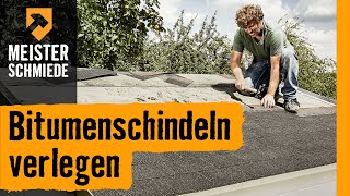 HORNBACH Meisterschmiede  Bitumenschindeln verlegen [upl. by Lundell]