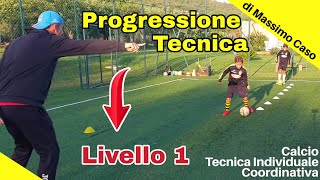 Allenamento Calcio Tecnica Individuale [upl. by Maynord578]