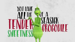 O Grinch  quotYou’re a Mean One Mr Grinchquot Lyric Video [upl. by Speroni]