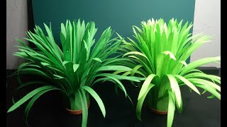 Artificial Grass How to Make Grass using Paper DIY Home Decor Ideas [upl. by Penni]