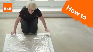 How to lay flooring part 1 preparation [upl. by Yrmac]