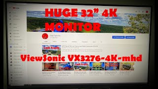 ViewSonic VX32764Kmhd Unboxing and Initial Impressions [upl. by Ddat436]