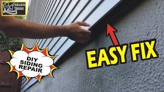 How To Fix Loose Vinyl Siding Phillips Vision Episode  53 [upl. by Gerdeen]