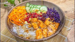 Le Poke Bowl au saumon [upl. by Hareehat]