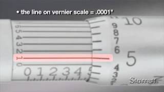 How to Read an Inch Micrometer by Starrett [upl. by Llehcsreh359]