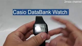 Casio DB36 Databank Watch Review Casio Malaysia [upl. by Uria]