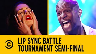 SemiFinals Anne Hathaway VS Terry Crews  Lip Sync Battle Tournament [upl. by Yecak501]