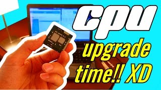 How to Upgrade a Laptop CPU  Processor XD [upl. by Enicar156]