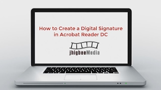 How to Create a Digital Signature in Adobe Acrobat Reader DC [upl. by Elton435]